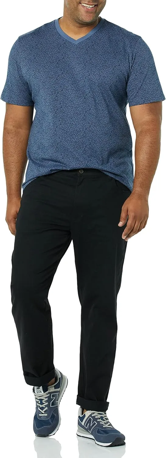 Amazon Essentials Men's Short-Sleeve V-Neck T-Shirts, Pack of 2