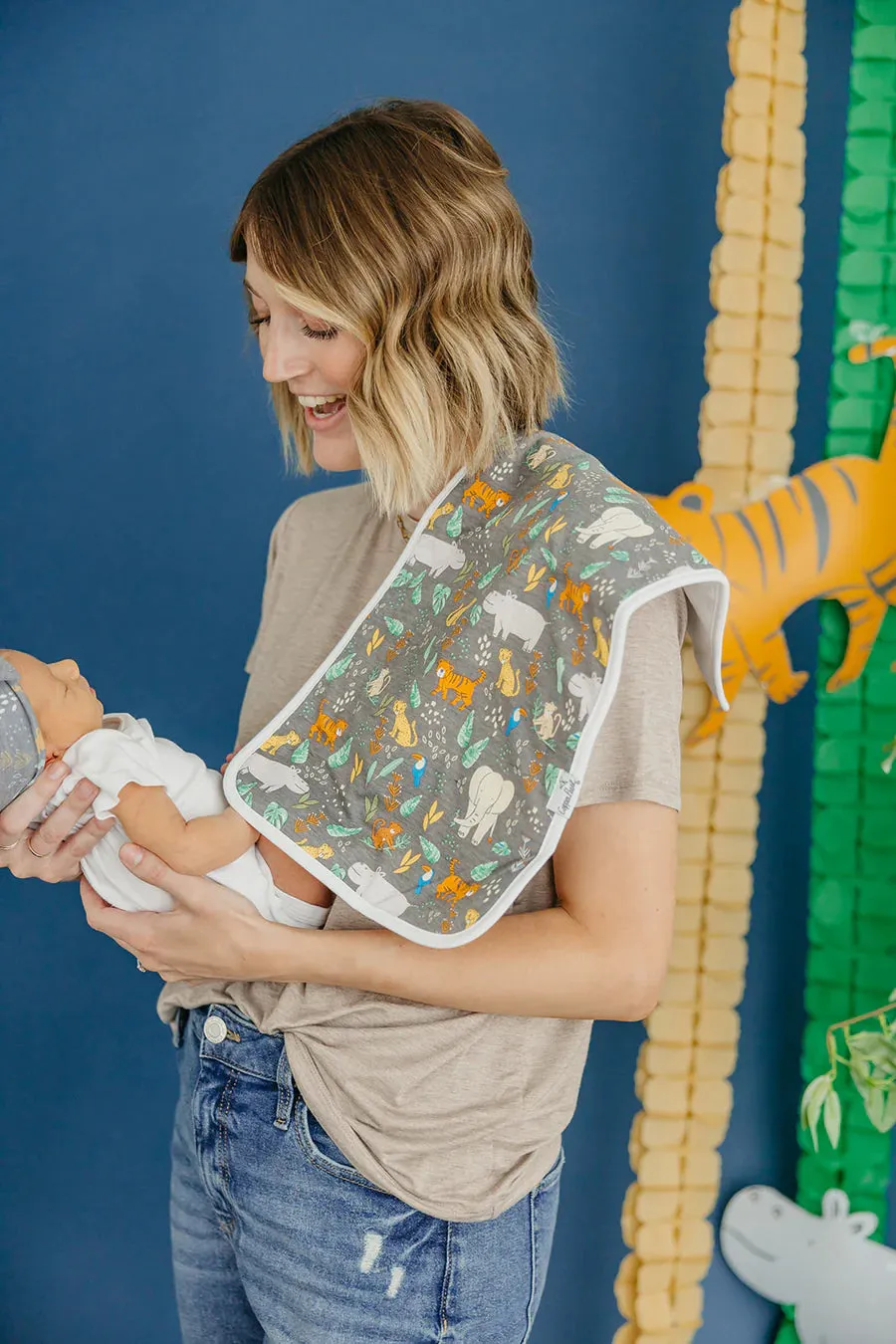 Bengal Burp Cloth Set - 3 Pack