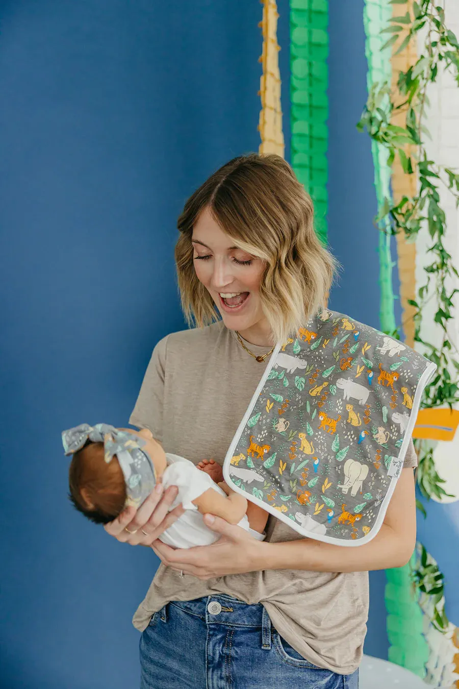 Bengal Burp Cloth Set - 3 Pack