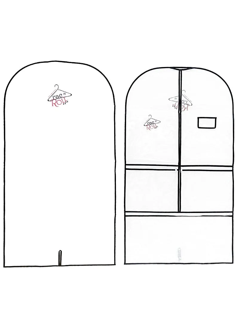 Half-Clear Long Garment Bag