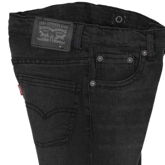 Levi's Kids pantalone da bambino e ragazzo Jeans 512 Slim Taper 8E6728 K8C nero