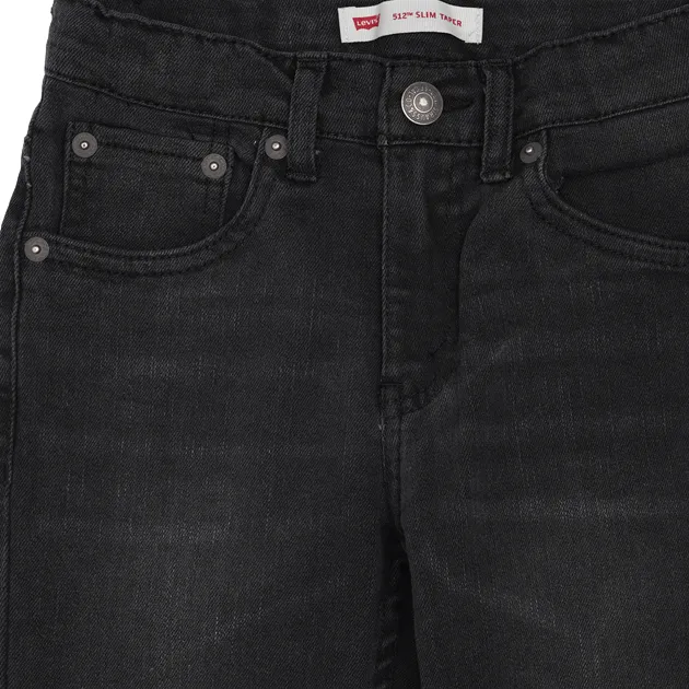 Levi's Kids pantalone da bambino e ragazzo Jeans 512 Slim Taper 8E6728 K8C nero