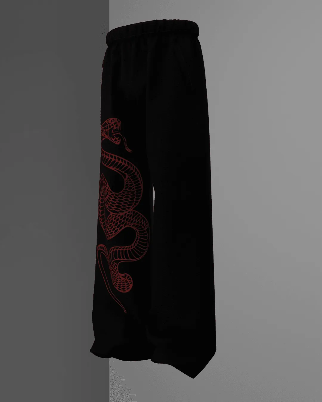 Unisex Straight-Fit Baggy Pants - Pythonic Style