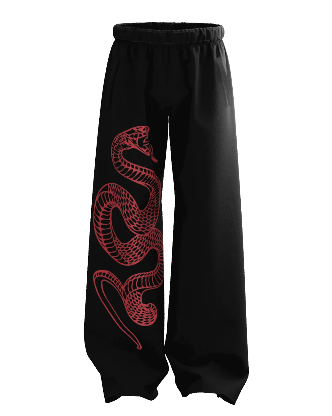 Unisex Straight-Fit Baggy Pants - Pythonic Style