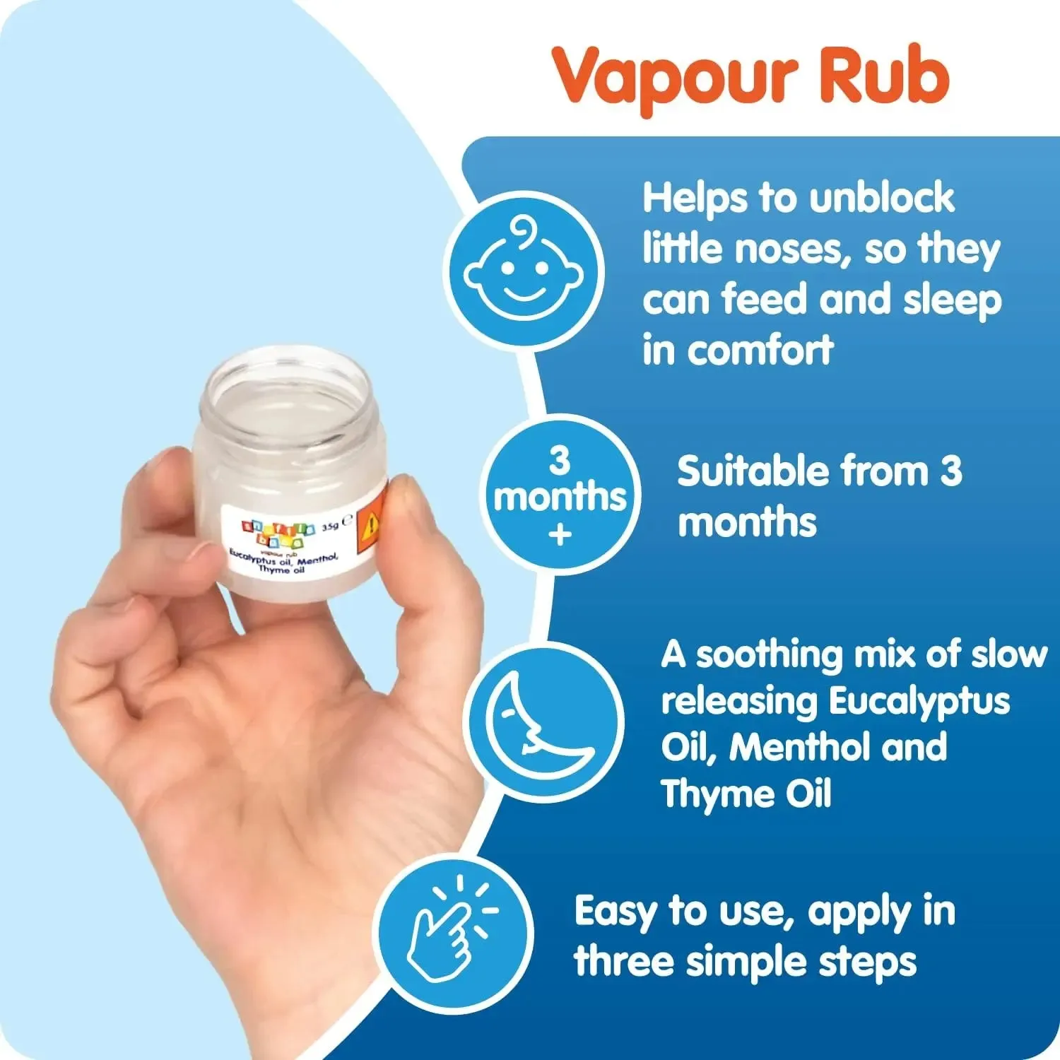 Snufflebabe Vapour Rub - 35g